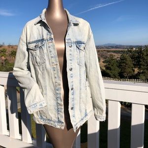 Zara Light Blue Jean Jacket